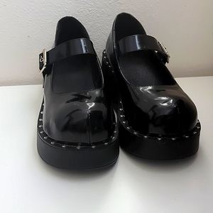 Black gothic platform shoes - Size 9 U.S. Women's
